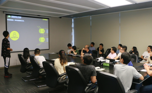 鉴黑担保网进行第7期员工转正评审会